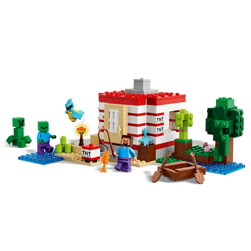 神的乐高积木TNT丛林房屋新葡京激发创造